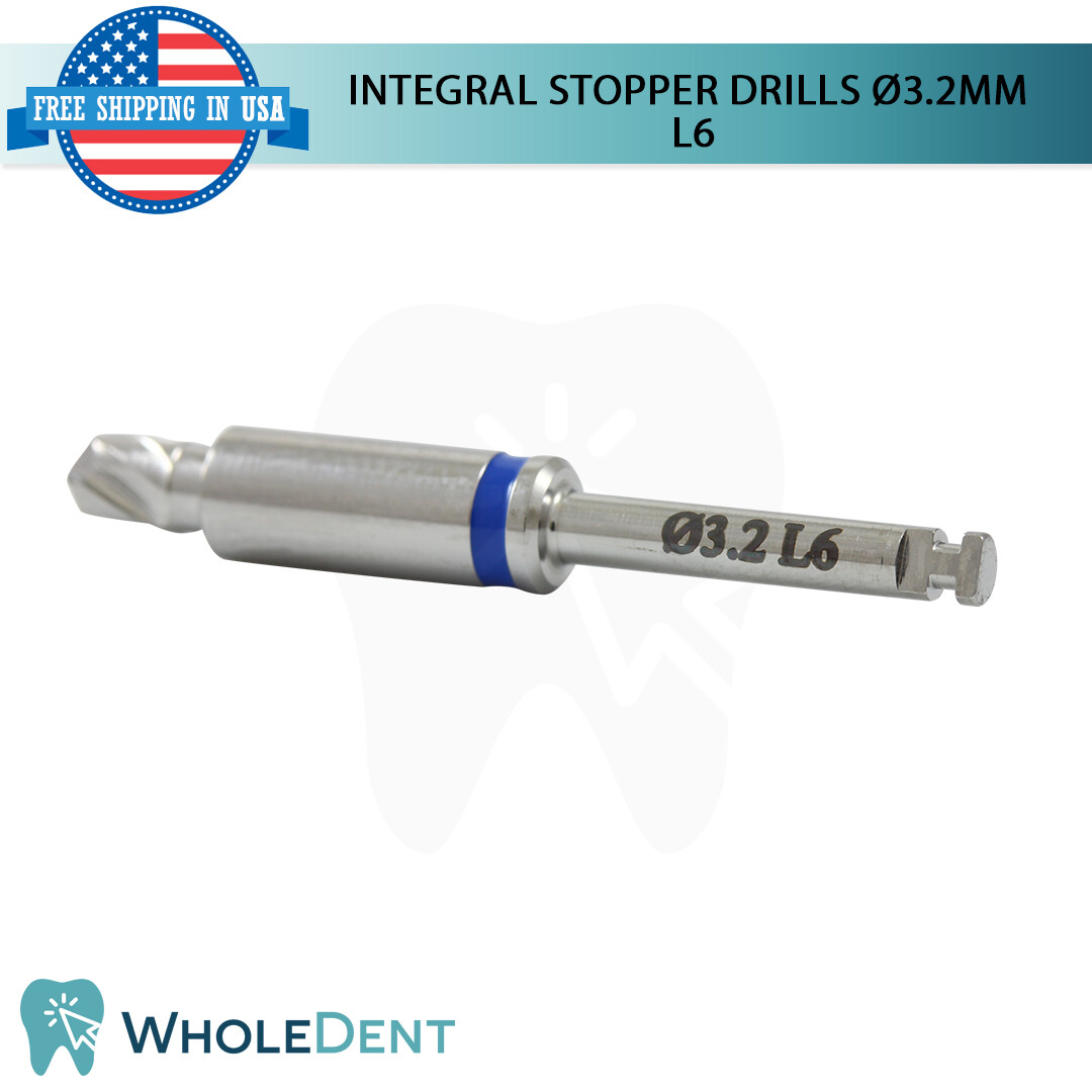Surgical Integral Stopper Drill Ø3.2 External Irrigation Dental Implant
