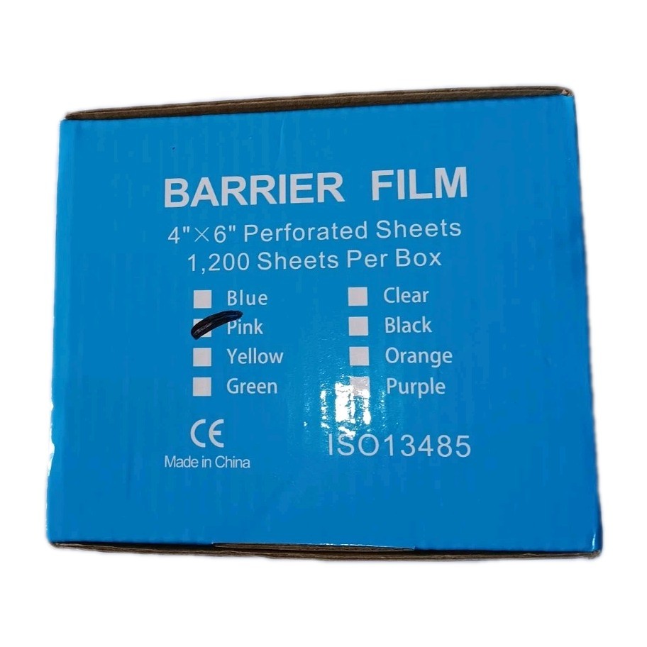 New Pink Barrier Film 4X6″ 1200 Perforated Sheets 1 Roll