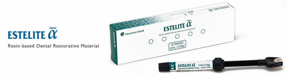 TOKUYAMA ESTELITE ALPHA ,DENTAL COMPOSITE (3.8GM SYRINGE)-LONG EXPIRY