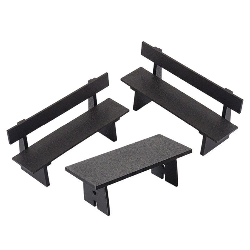 3 Pcs Dollhouse Accessories Landscape Chair Ornament Double Model
