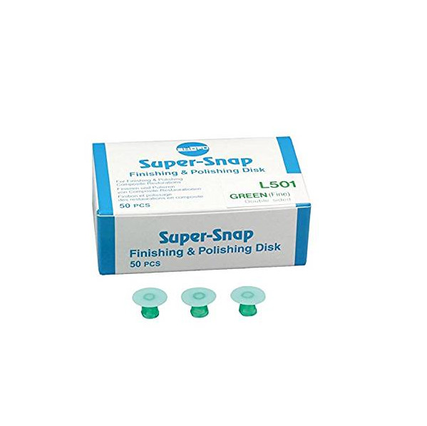 Shofu Dental L519 Super-Snap Disks Contouring Fine Discs Double Sided,Mini 50/Bx