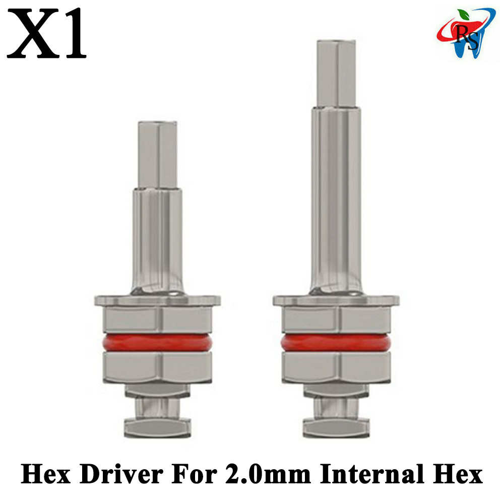 1 pcs Dental Slim Fixation Ratchet Hex Driver For 2.0mm Int Hex Tools