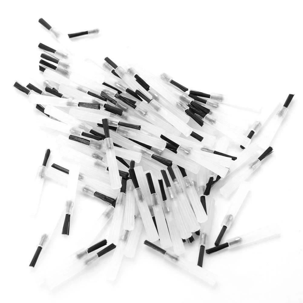 Dental Composite Bonding Long Disposable Handle Brush Large Head Tips Applicator