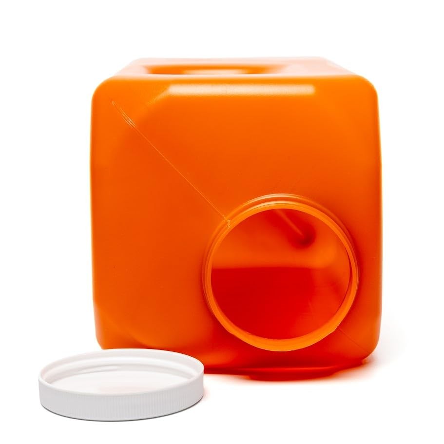 Vakly 24-Hour Urine Collection Bottles with Easy-Grip Handle – 2 Piece Set