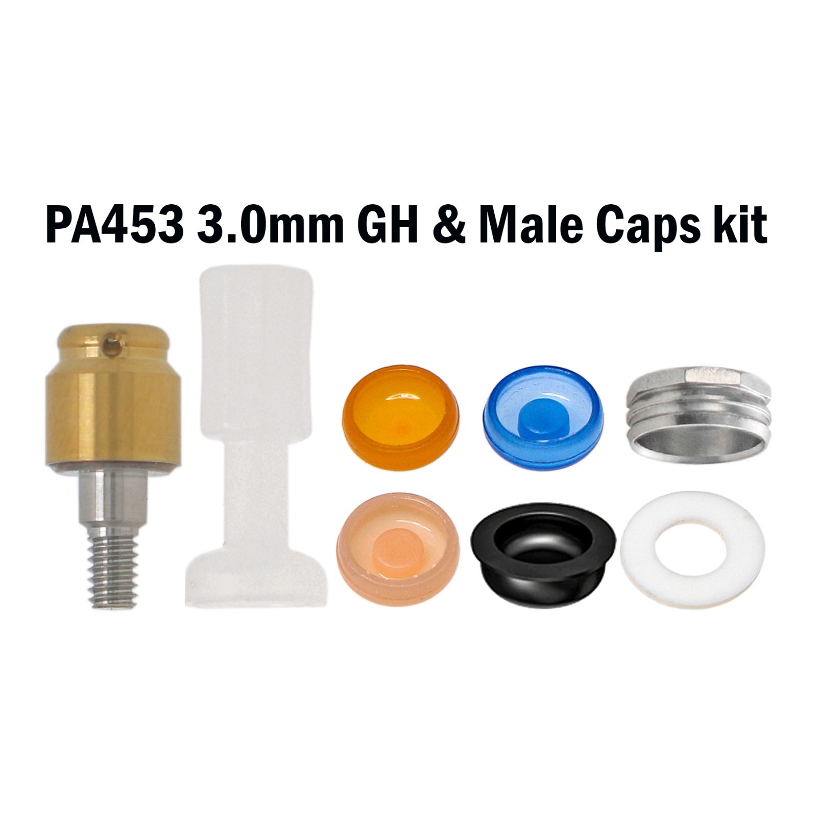 Dental Attachment Abutment Male Cap Tool fit Zimmer Removable PAØ3.5mm/4.5mm
