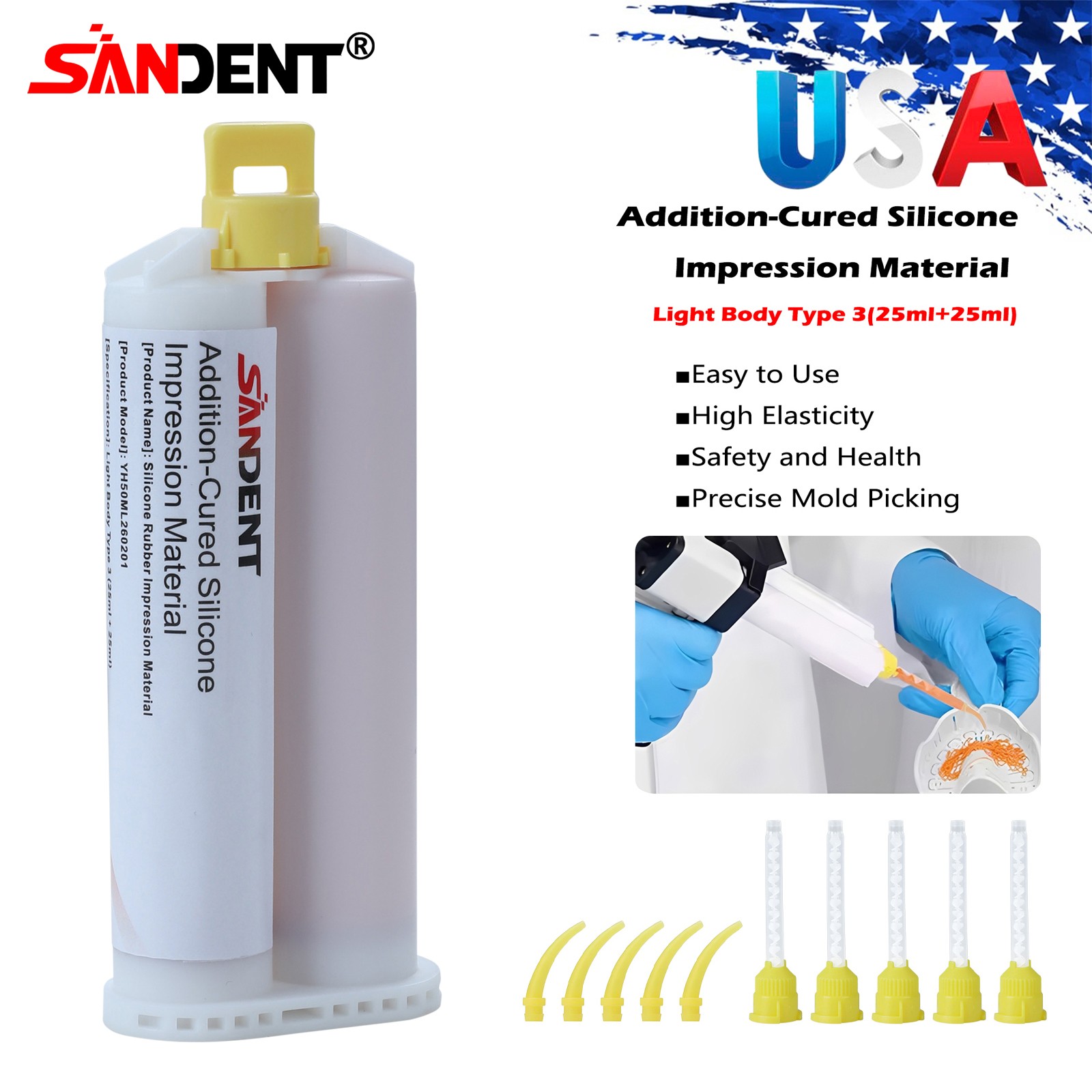 Dental VPS Impression Material Light Body – Fast Set