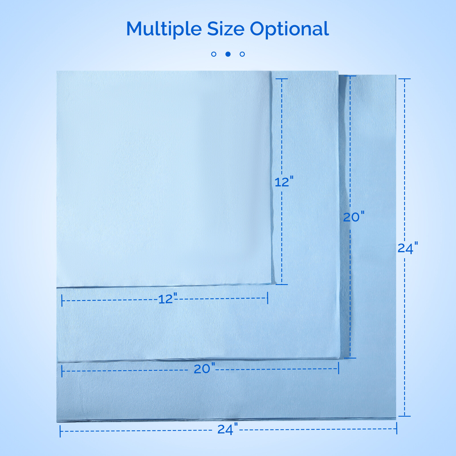 JMU Medical Sterilization CSR WRAP for Hospital, Medical Crepe paper 60gsm