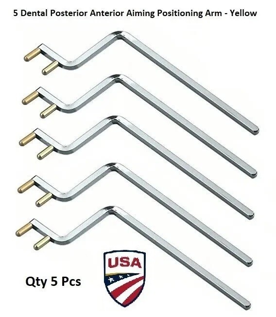 5 Pcs of Aiming Arm Color Coded Rinn XCP Style Positioning Sys Posterior Yellow