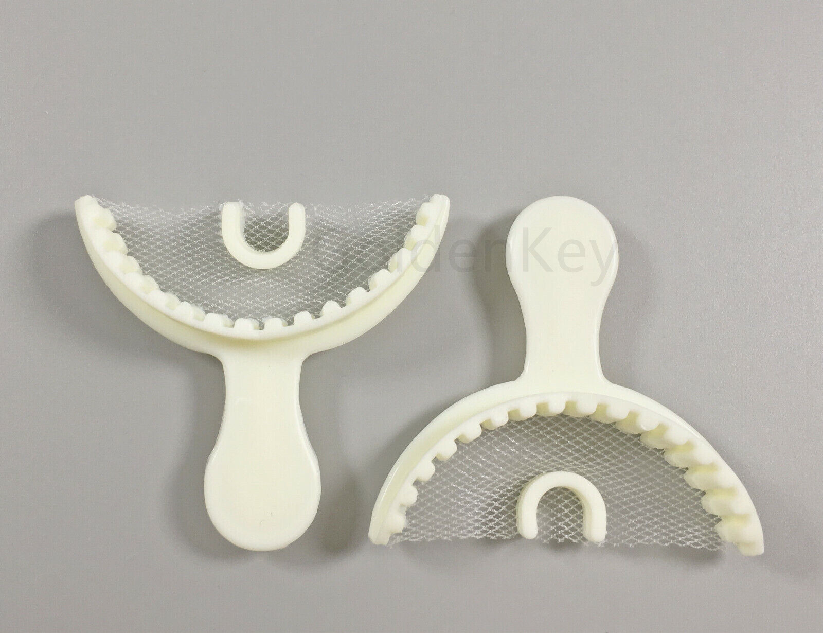 Dental Disposable Impression Bite Registration Tray White Denture Tray 100Pcs