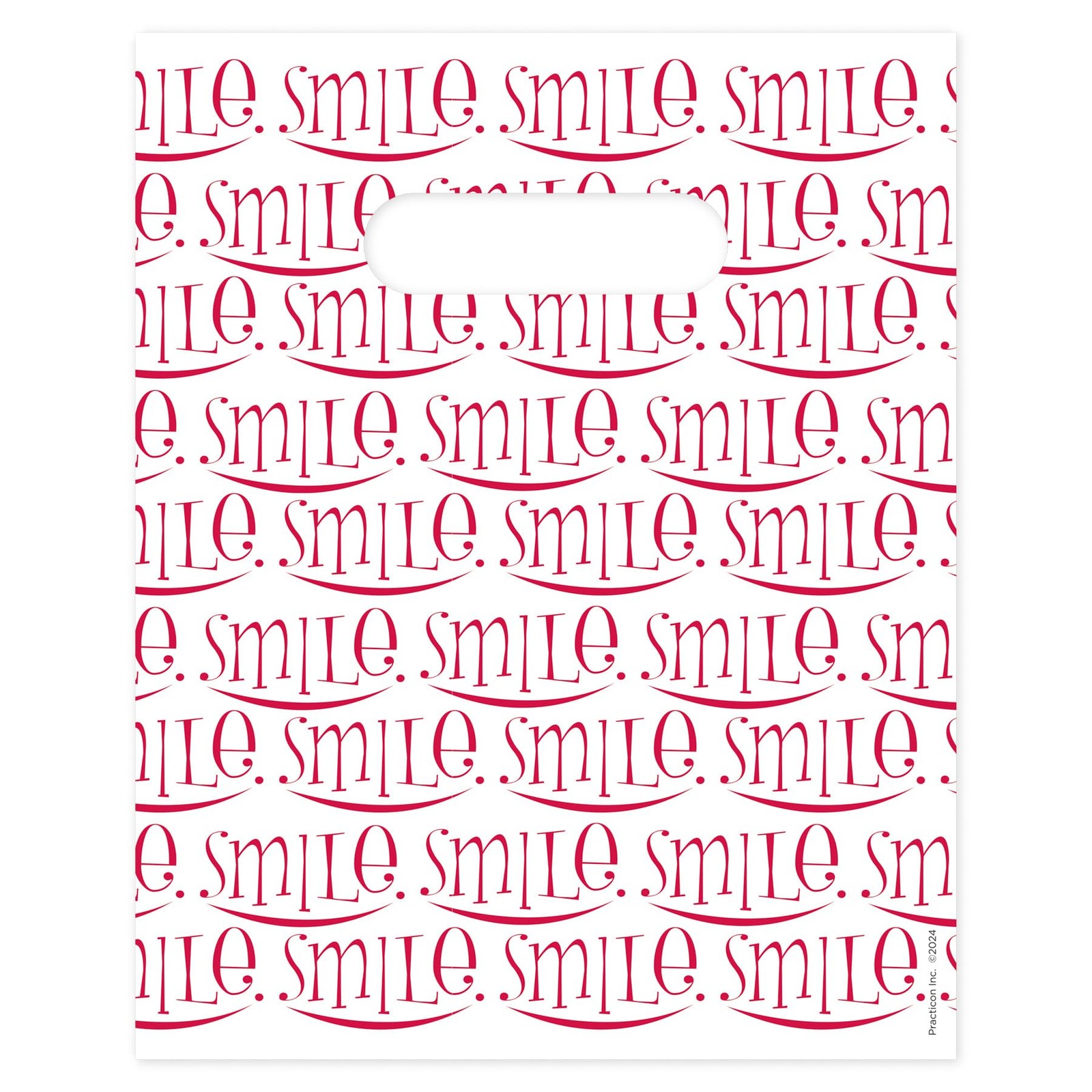 Scatter Smile Dental Giveaway Bags, 8″ x 10″, Pack of 100 x 10″