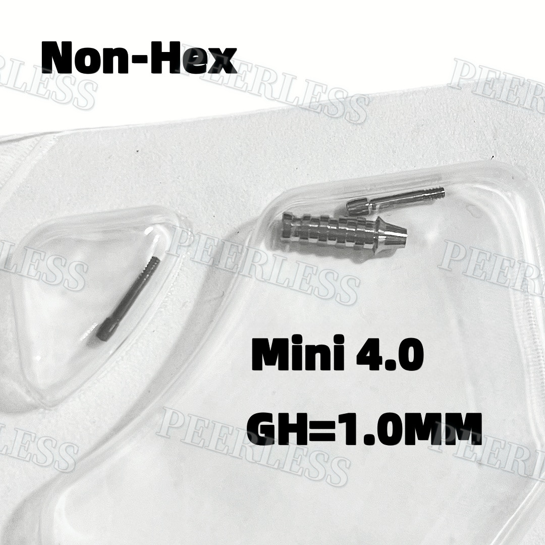 Non-Hex OSS HIO Dental Titanium Screws Temporary Abutment TS Regular4.5/Mini4.0