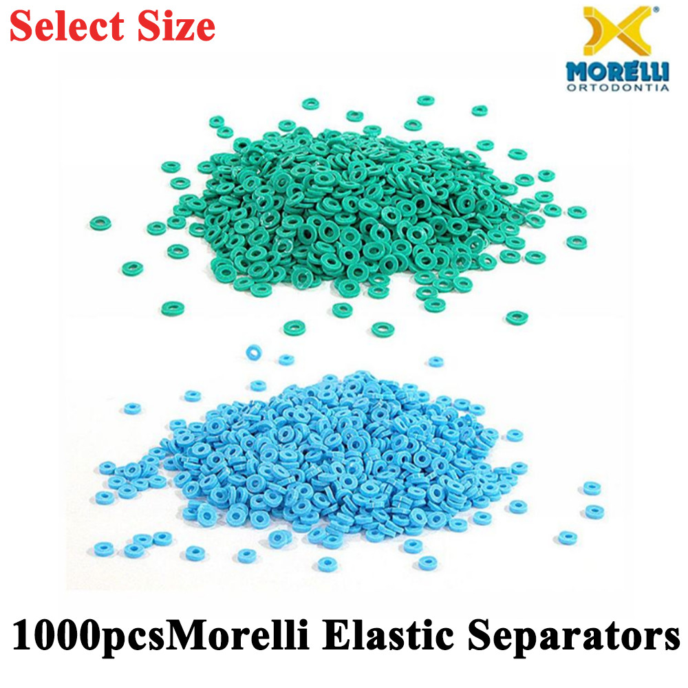 1000pcs Dental Morelli Elastic Separators Orthodontic Ligature