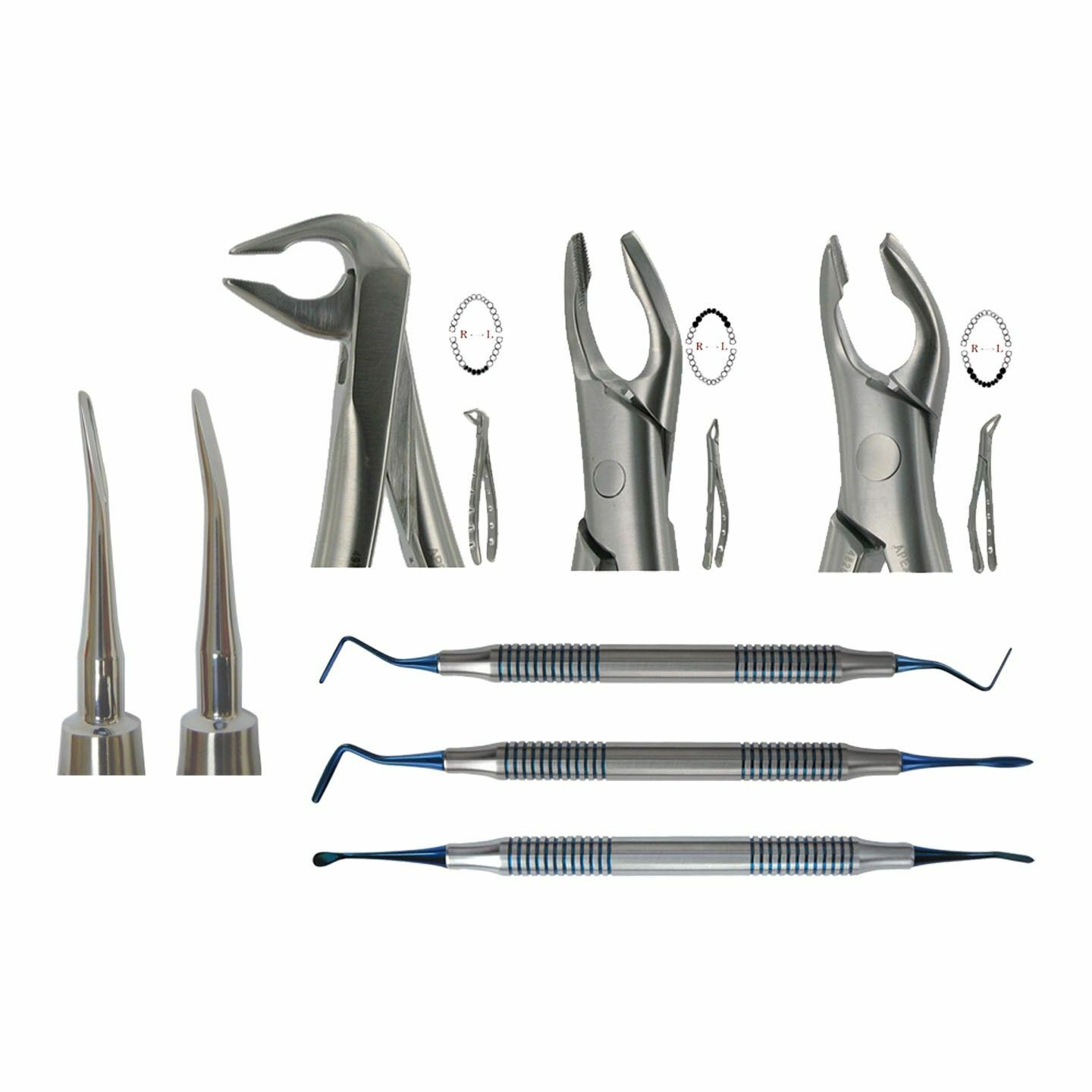 Surgical Dentistry – 8 pc. Atraumatic Extraction Kit