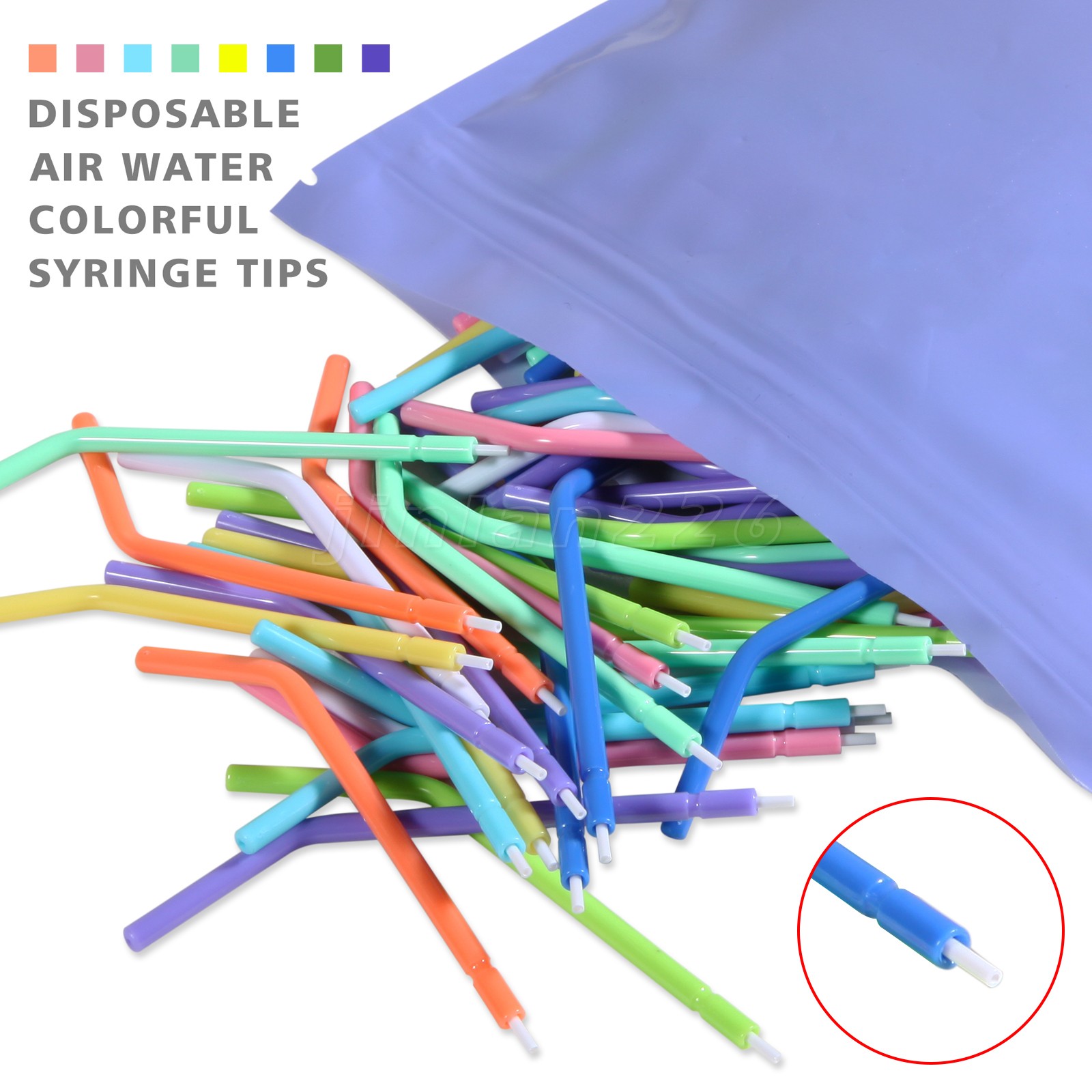 Disposable Air/Water Syringe Tips – Universal Fit, Dental (Choose Qty)