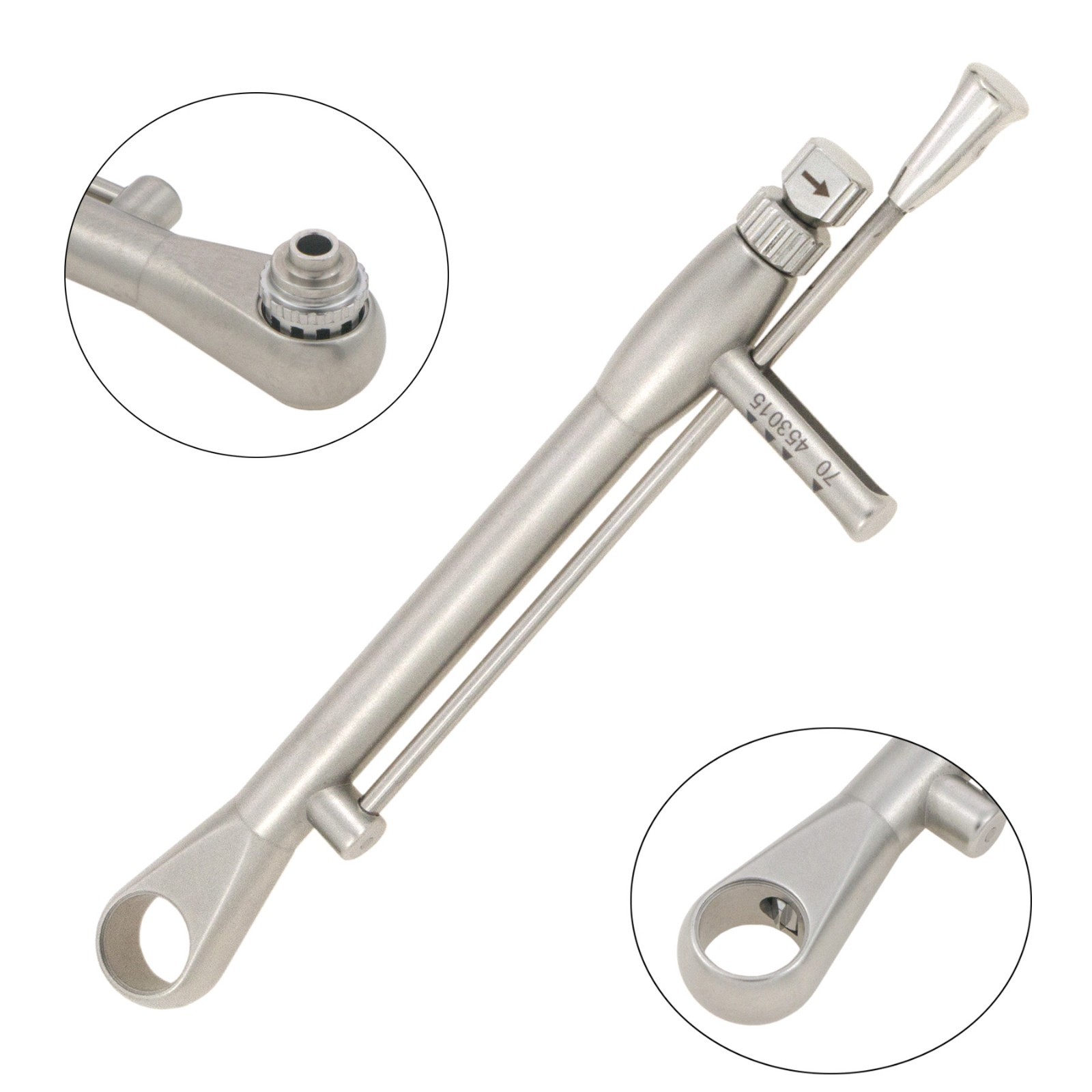 Dental Nobel 8mm 15-70Ncm Hand Implant Prosthetic Manual 7mm Torque Wrench