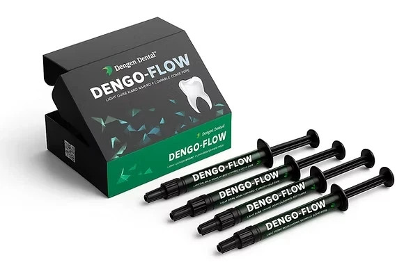 DENGO FLOW Light Cure Flowable Composite Nano Hybrid Dental Resin 4x2g Fast ship