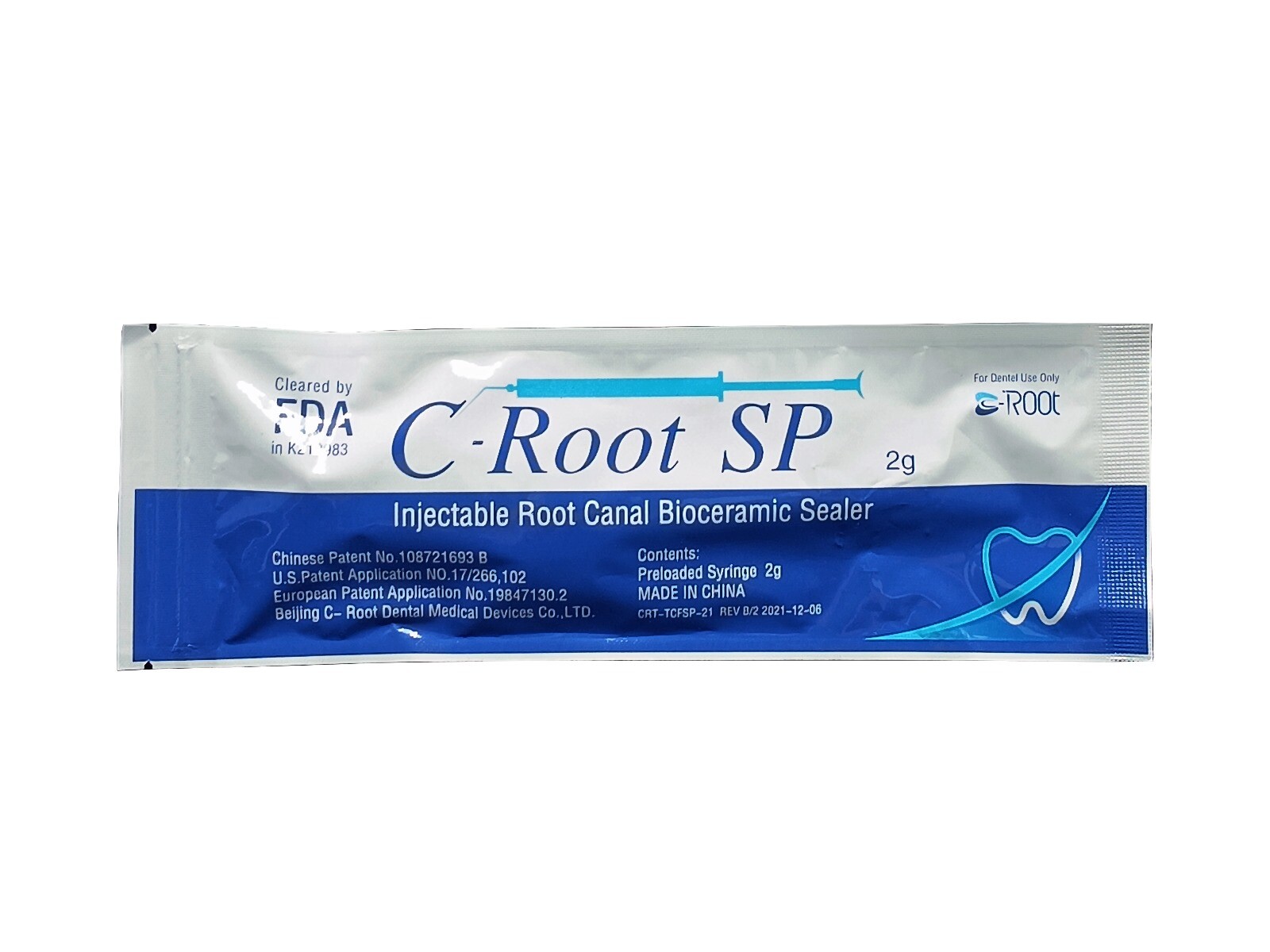 C-Root SP Injectable Root Canal Bioceramic Sealer 2g Syringe Buy 3 Get 1 Free