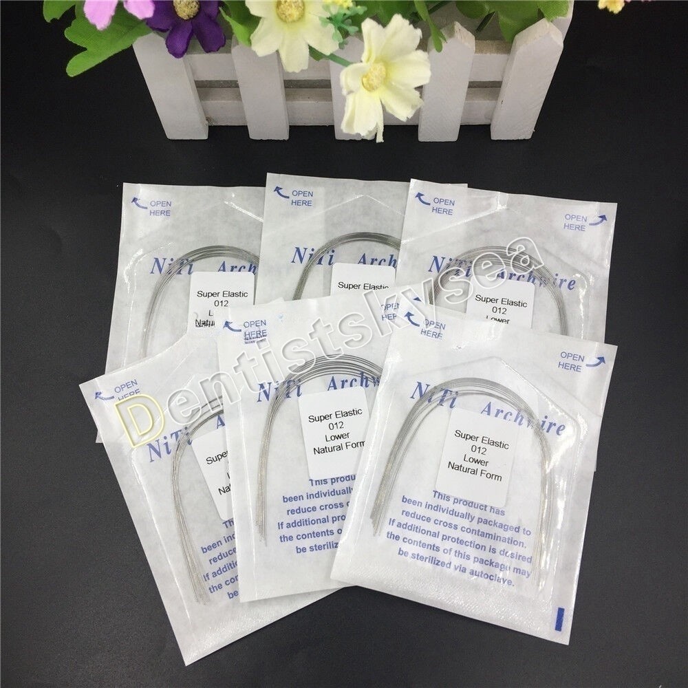 Orthodontic Niti Arch Wire Super Elastic Natural Nature Form Round choose