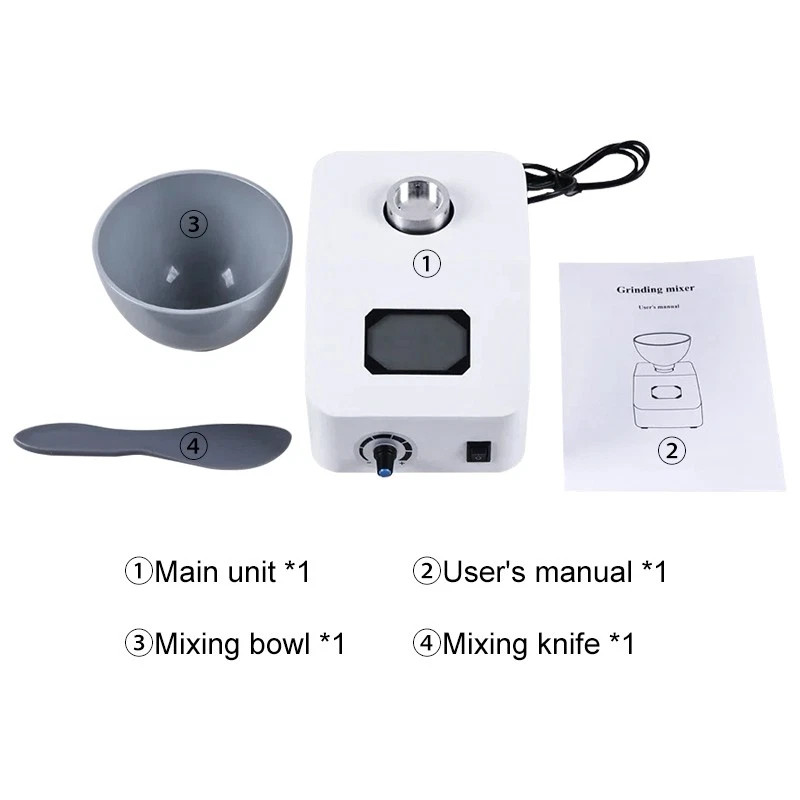 Dental Impression Alginate Mixer 300rpm Dental Printing Material Gypsum Blender