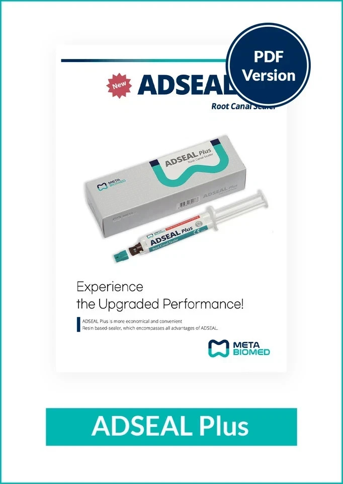 Meta Biomed Adseal Plus Resin Based Root Canal Sealer 13.5g Dual SyrFAST FREE SH