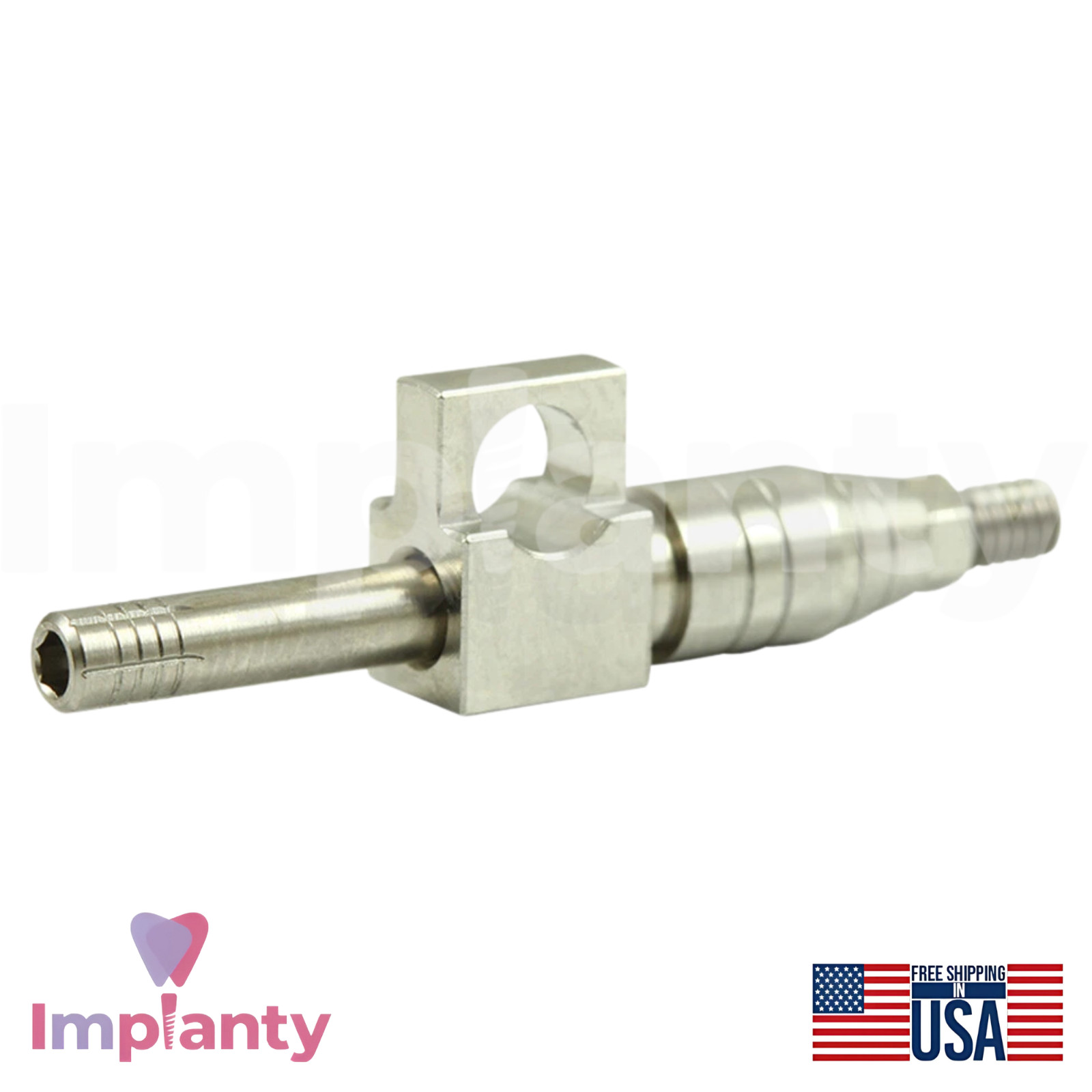 5x 0sstem TS Compatible Regular Platform 2.5mm Open Dental Transfer with Hex