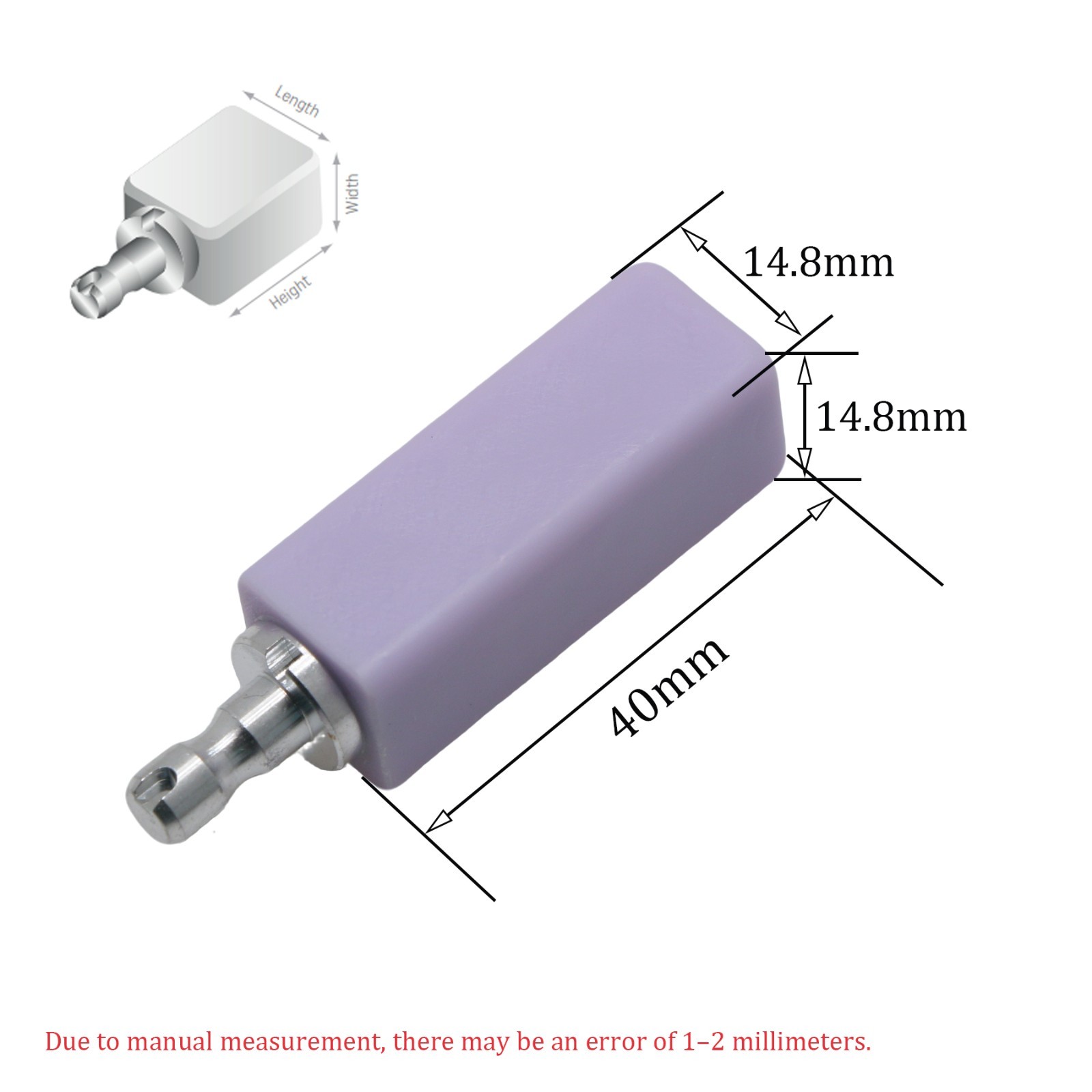 B40 Dental Emax Lithium Disilicate Bridge Blocks CEREC CAD/CAM Milling Blocks LT