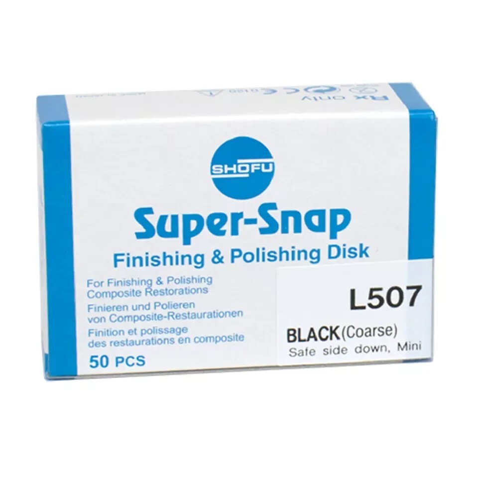 Shofu L507 Super Snap Finishing & Polishing Disks Violet Double Sided 50 Box