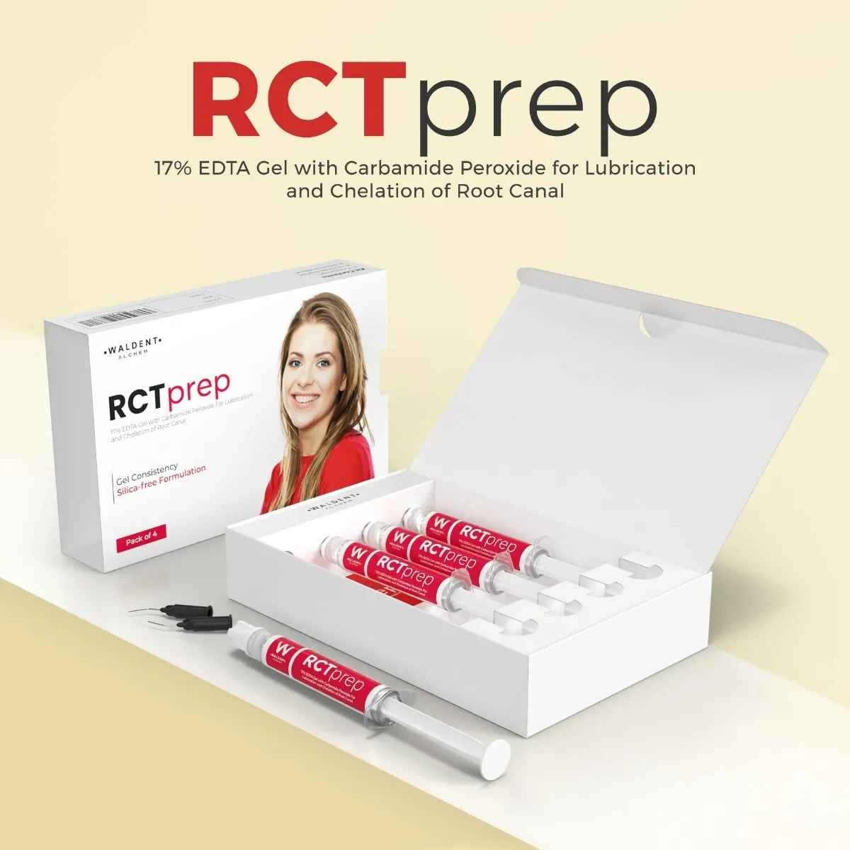 Waldent RCTprep 17% EDTA Gel 4X3m Economy Pack Dental Use