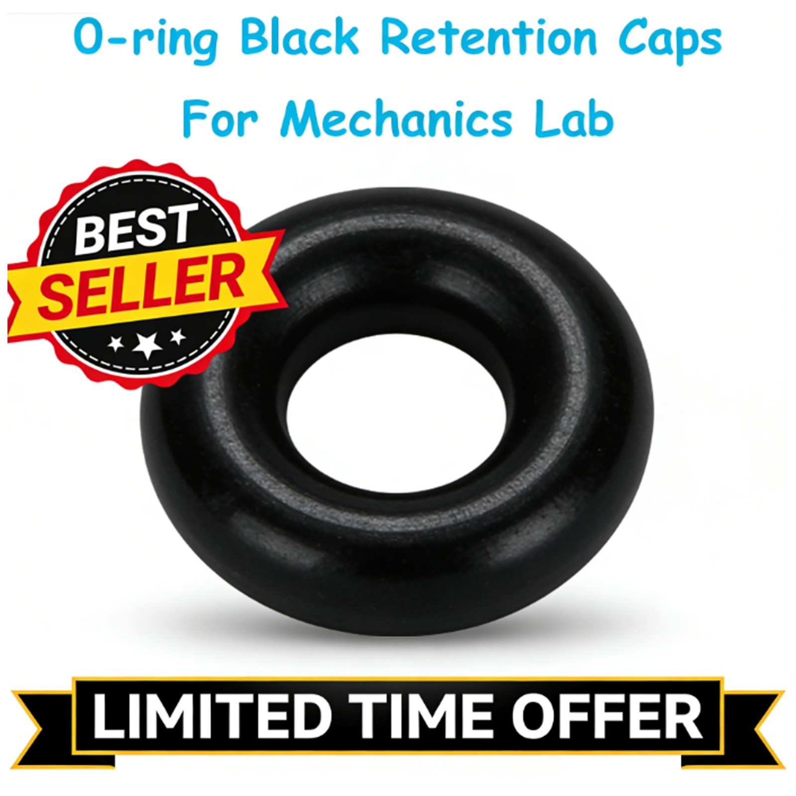 Dental O-Ring Retention Cap Ball Attachment Fit Hiossen Osstem Implant 4Pcs/Set