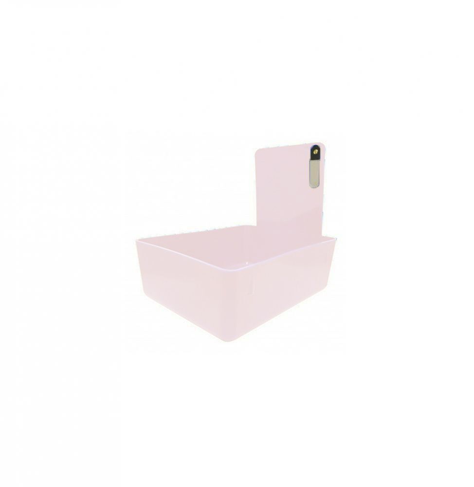 Keystone White Plastic Lab Work Pan, 12/pack, 7″x5″x2.5″