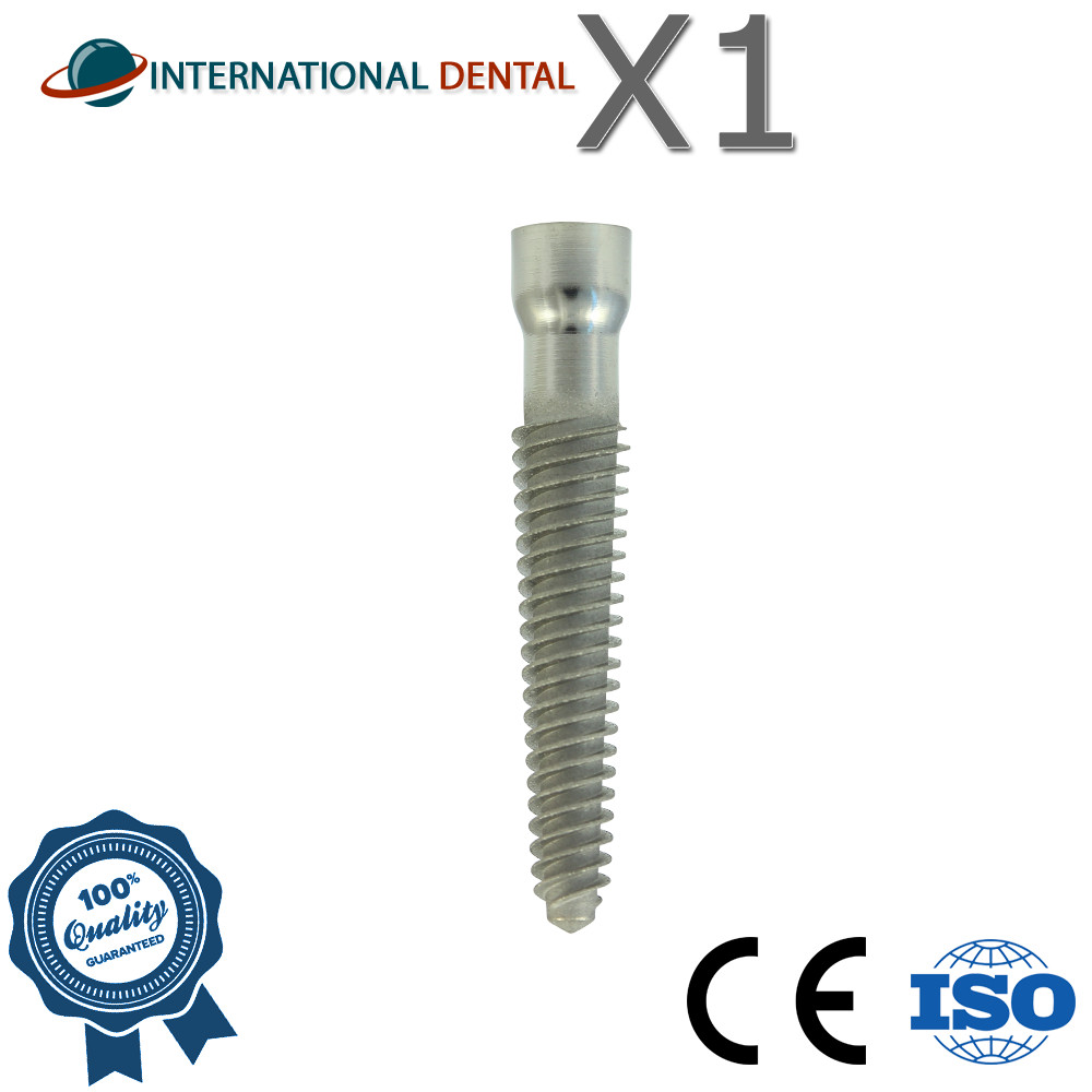 GDT RBM Surface Titanium Dental Tissue Level Pterygoid Fixture Int Hex 2.42mm