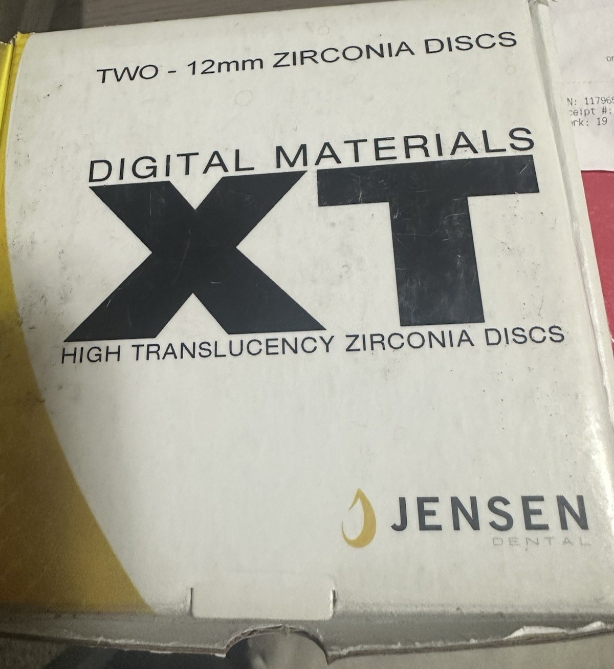 Jensen XT 2ct 98x12mm High Translucency Zirconia Discs Unshaded