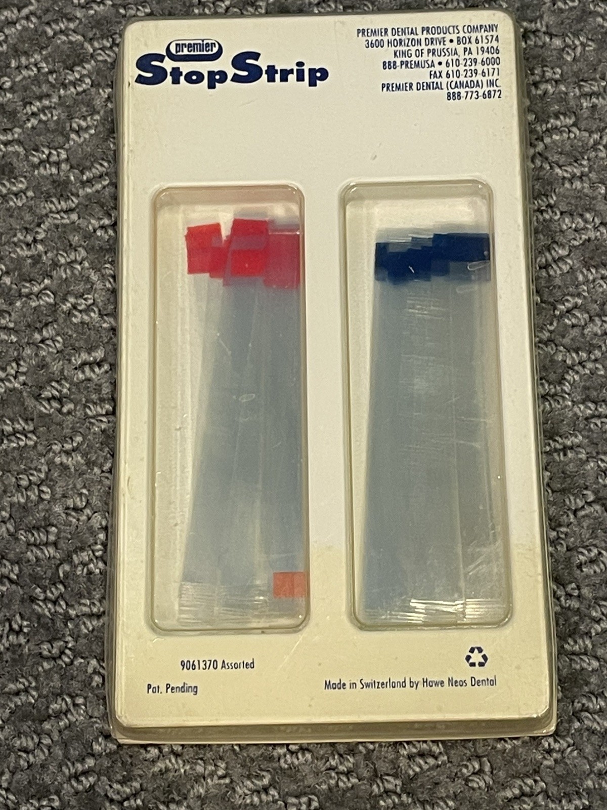 Premier Assorted Stop Strip #9061370, Blue (8mm) & Red (10mm)