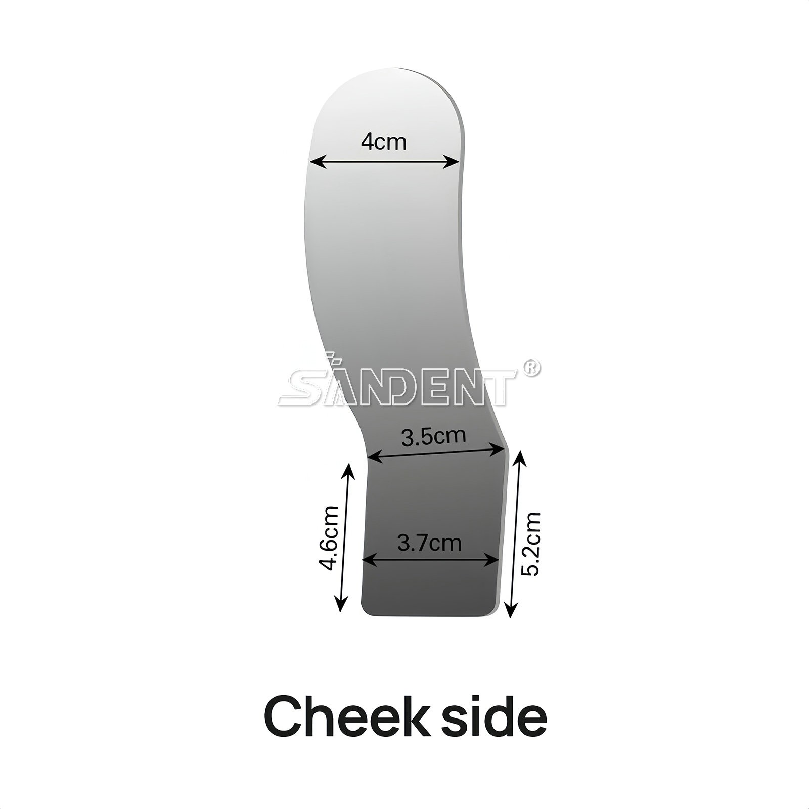 Dental Orthodontic LED Automatic Anti-fog Mirrors for Oral Photography Reflector