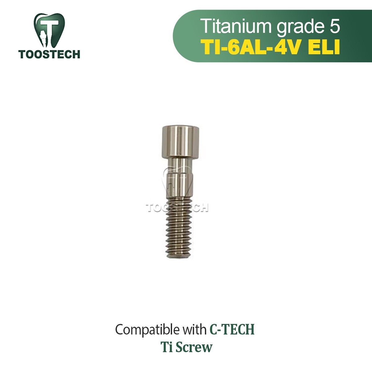 10/20/50pcs Titanium connection screw Ti abutment screw compatible with C-TECH