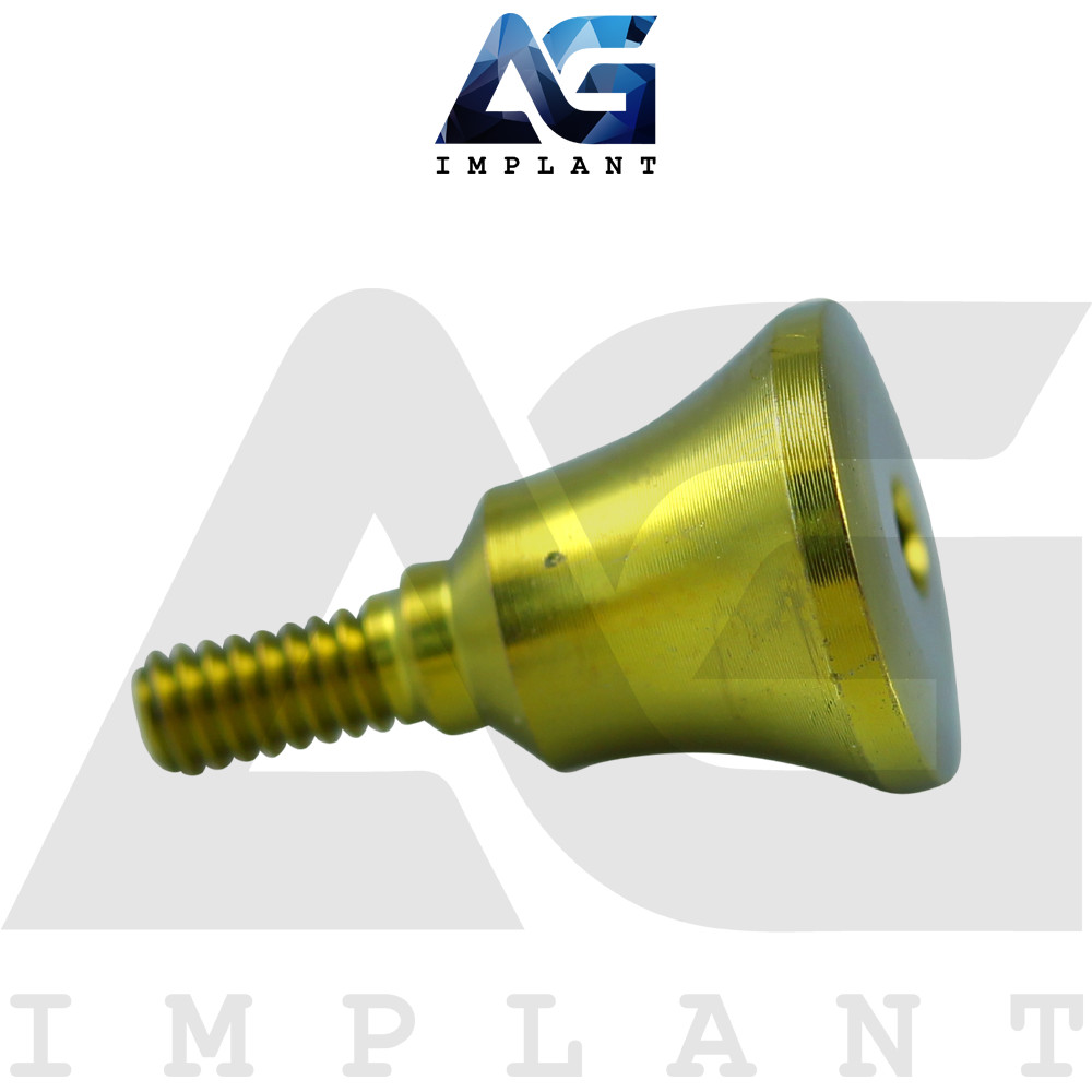 10 Extra Wide Concave Anatomic System Healing Cap Ø6.3 Dental Hexagon 2.42mm