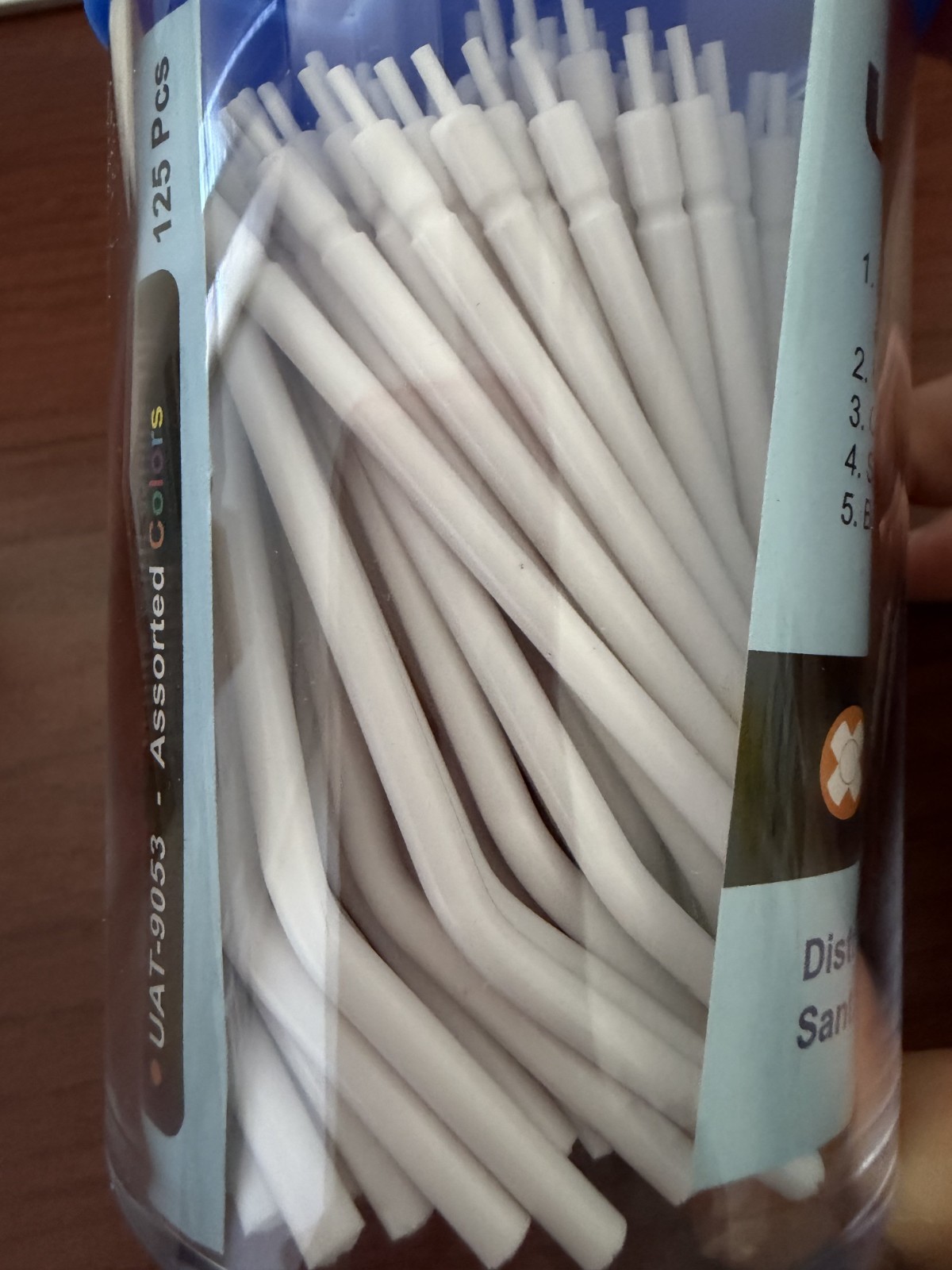 UNIPACK Disposable Air Water SyringeTips – WHITE W/WHITE TIP – 250PCS/2