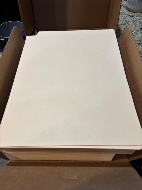 50 Patterson Dental 11-pt End-Tab w/ Half Pocket Folders – Records 70516344