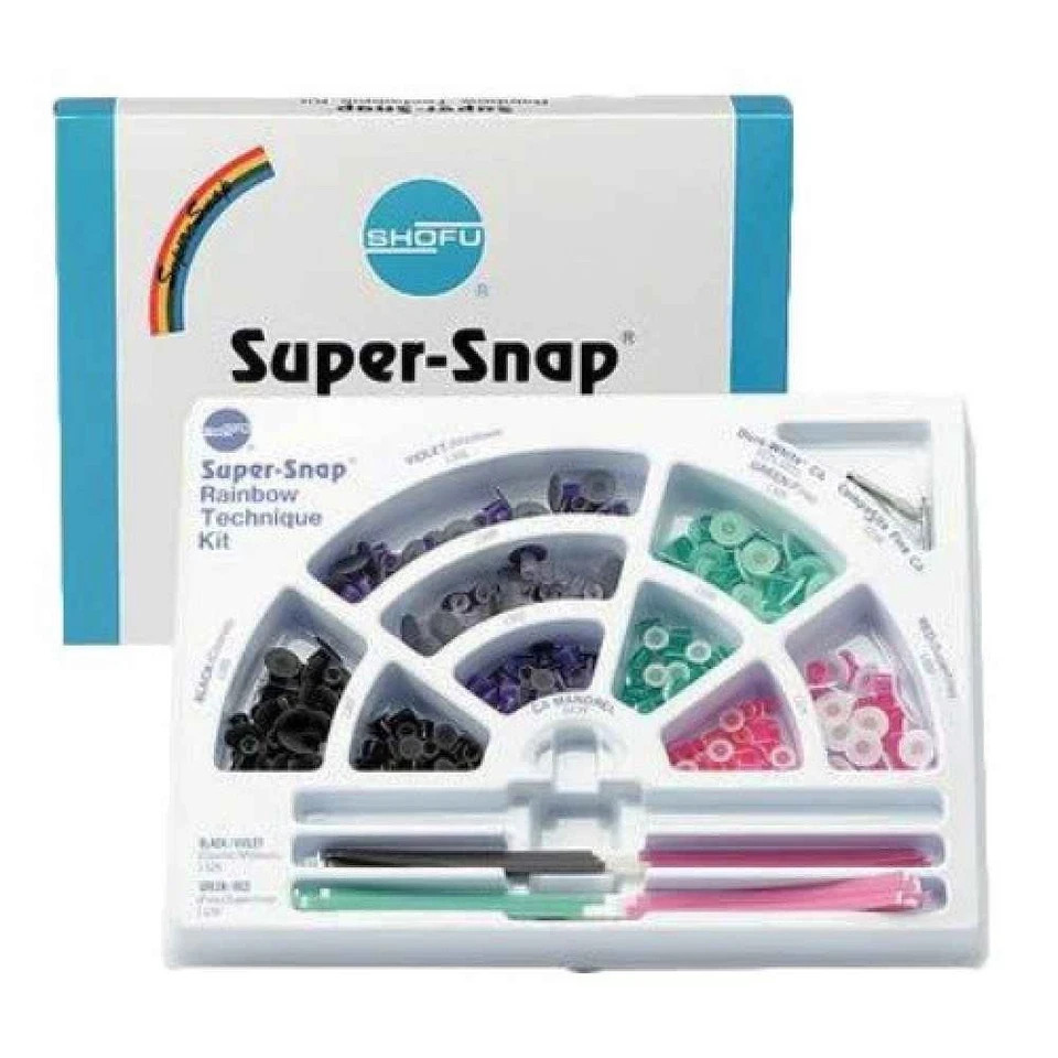DISCS 217 PCS KITSHOFU JAPAN SUPER SNAP RAINBOW TECHNIQUE FINISHING & POLISHING