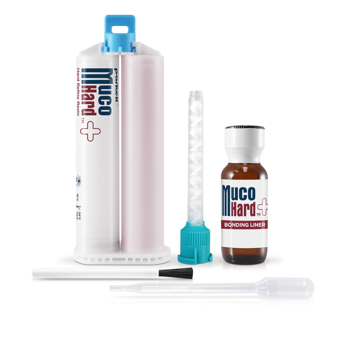 Parkell S640 MucoHard+ Hard Denture Chairside Reline Dental Kit