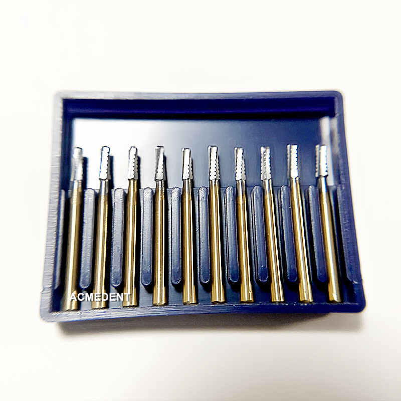 20Pcs Dental Carbide Tungsten Steel Burs Crown Cutting Drill Sharp Drills Cut