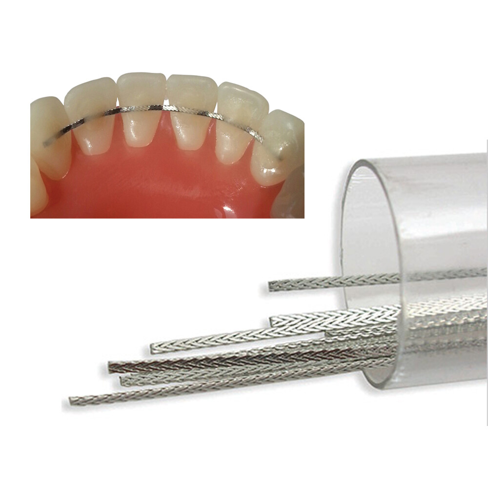 J&J Ortho Orthodontic Stainless Steel Twist Braided Retainer Wire Optional Size