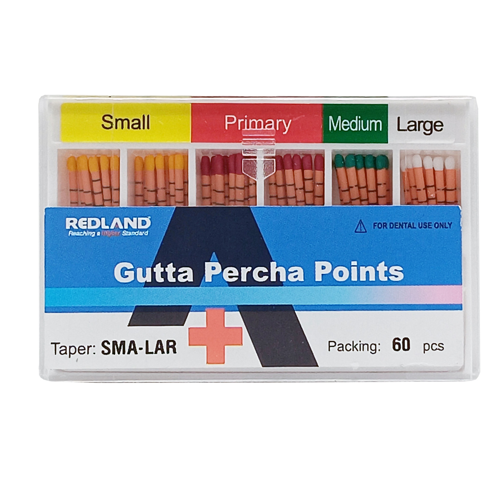 REDLAND MM marked Gutta Percha Points 60/Pk FITS FOR DENTSPLY WaveOne Gold
