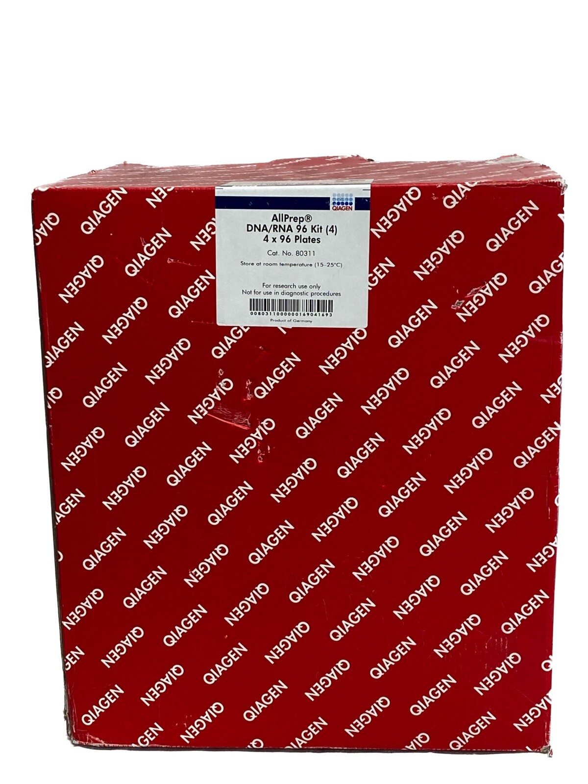QIAGEN AllPrep DNA/RNA Purification Tissue Complete Kit 4×96 Preps 96-Well 80311