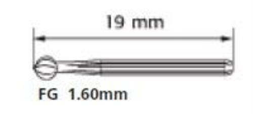 557 [a pack of 10 or 100] Flat Fissure – Cross Cut Operative & Surgical Carbide
