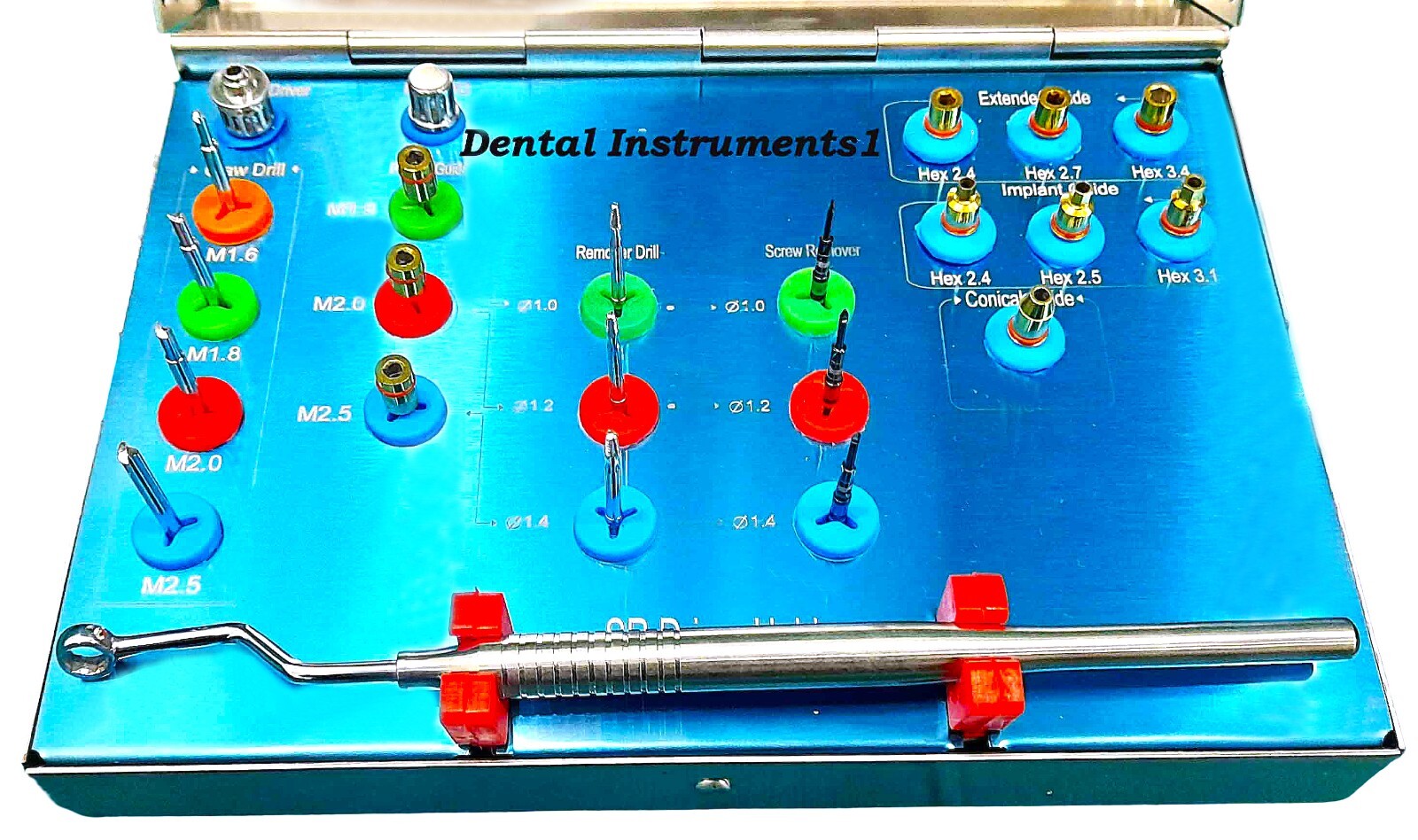 Implant Fixture Fractured Screw Removal Kit