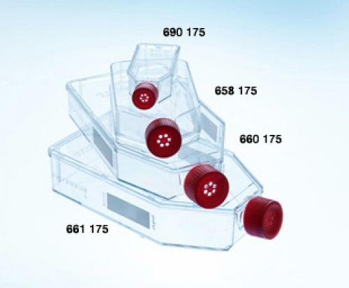 *Sterile* Greiner Tissue Culture Flasks T-25 w/Filter Caps 200/CS