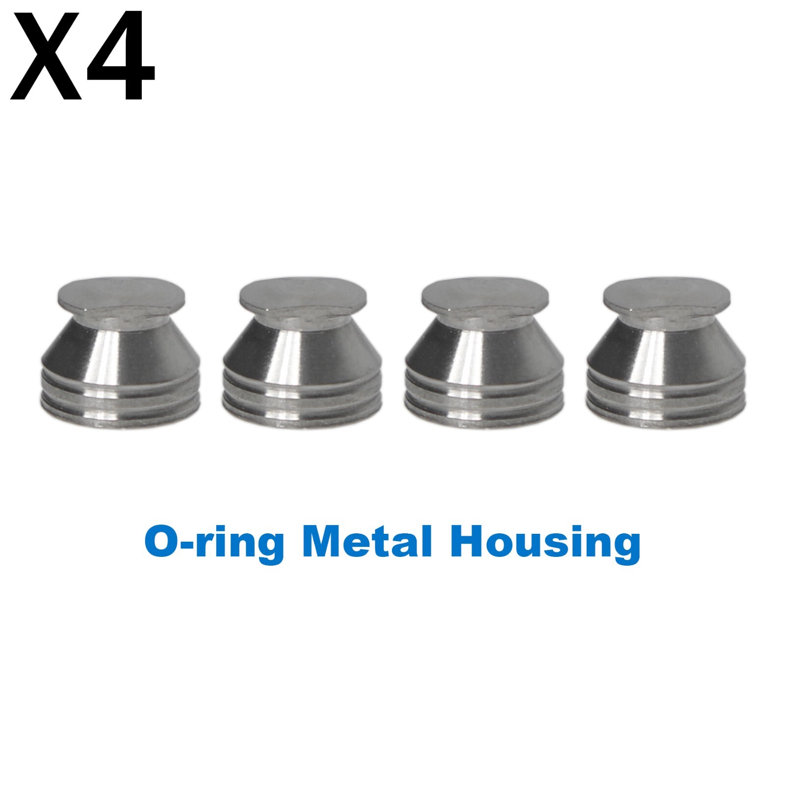 4Pcs/Set Dental O-Ring Kit fits Hiossen Osstem for Ball Attachment Abutment
