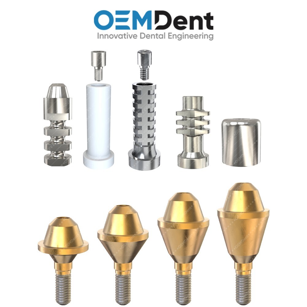 Straight Multi Unit 1.6 Kit Slim Platform MIS Seven® Compatible Int Hex Dental