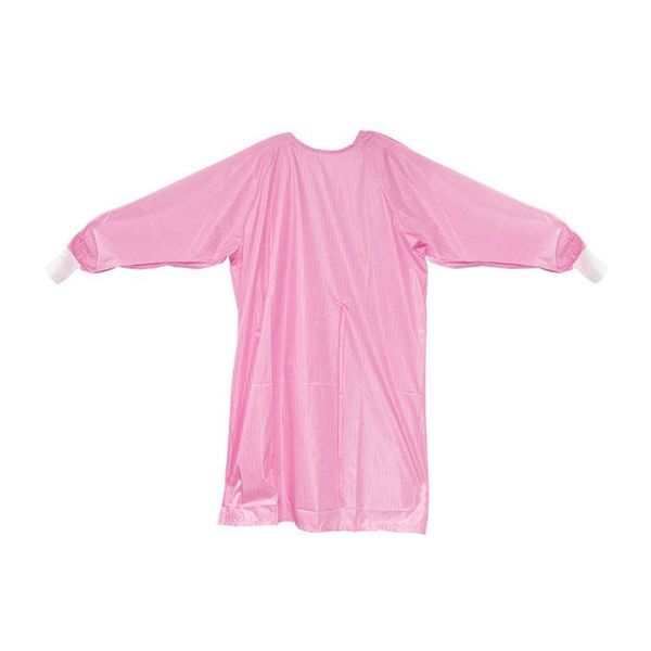 Maxill Aquist AAMI Level 2 Washable Isolation Gowns Pink, Knit Cuffs 6/Pk.